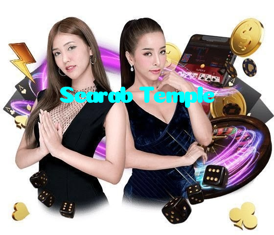 Scarab Temple casino presented on mobile device in Pakistan with slots and live games