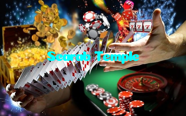 Scarab Temple casino presented on mobile device in Pakistan with slots and live games